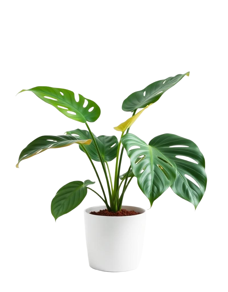 Interactive monstera plant that follows your cursor
